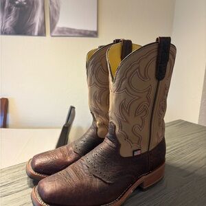 Double H Two-Tone Brown Western Boots